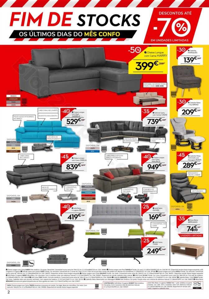 Antevisão Folheto CONFORAMA Promoções de 14 mar