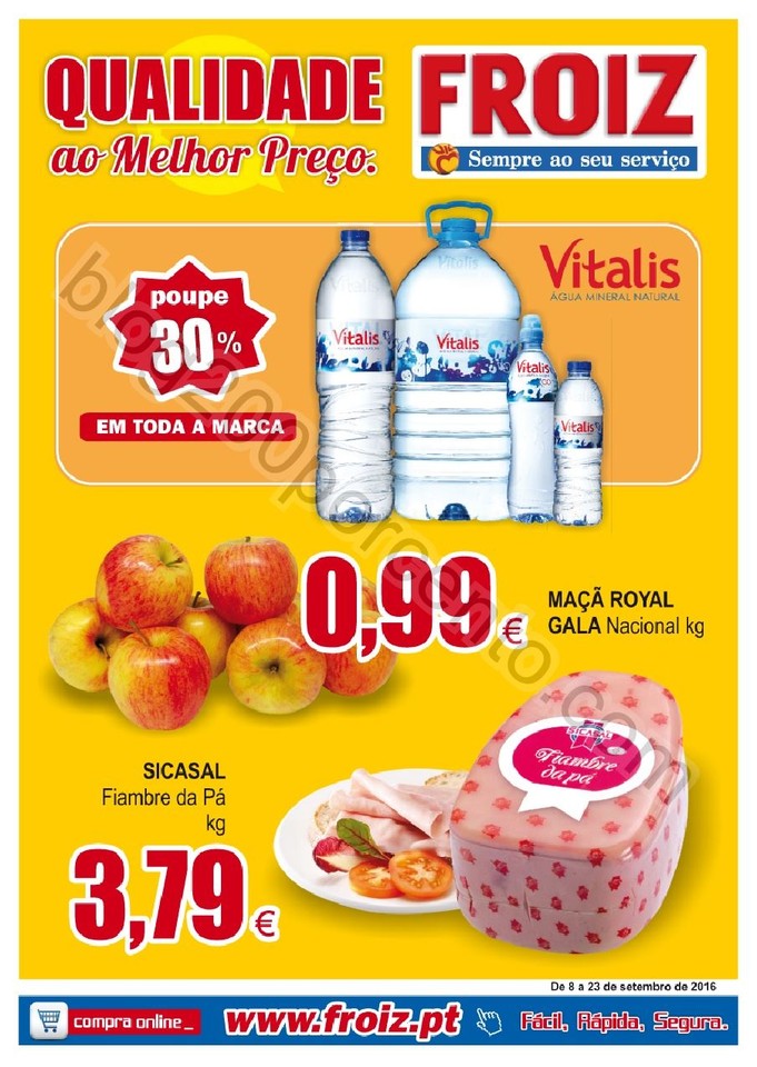 Novo Folheto FROIZ Promoções até 23 setembro p1