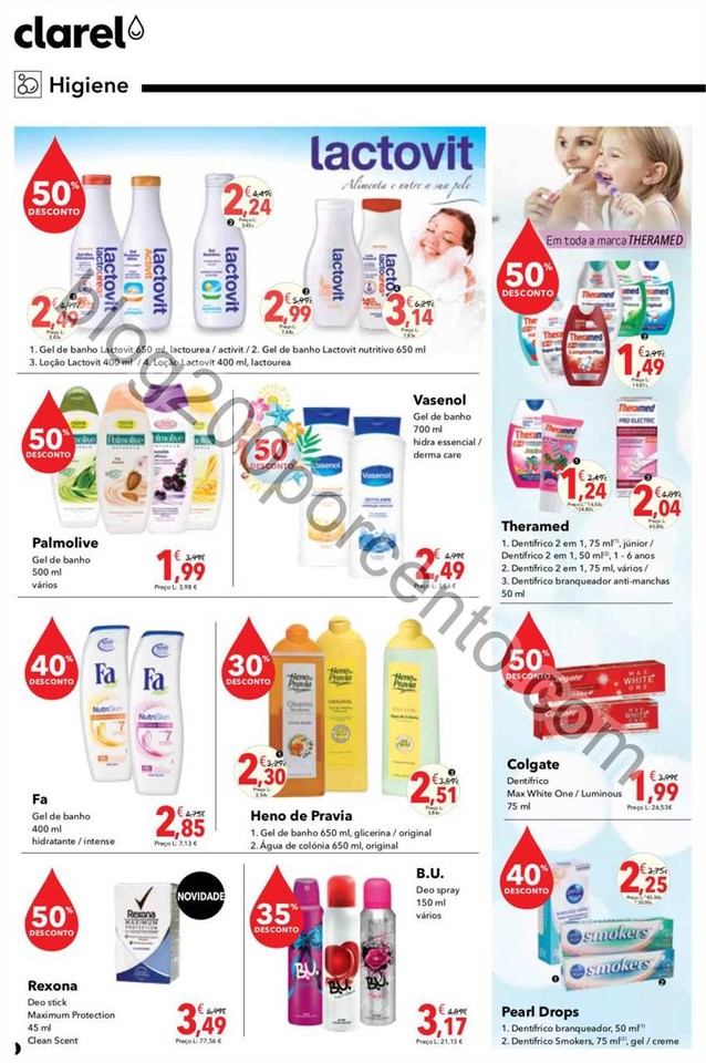 Antevisão Folheto CLAREL Promoções de 30 junho 