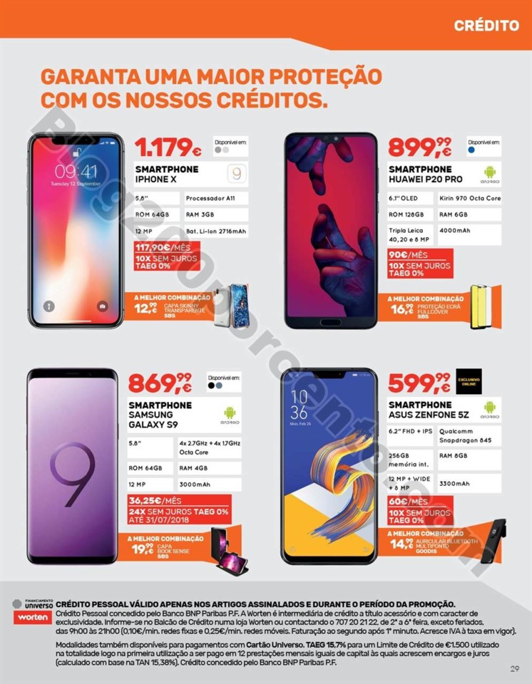 Novo Folheto WORTEN Mobile Promoções até 1 agos