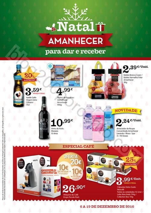 Novo Folheto AMANHECER Promoções de 6 a 19 dezem