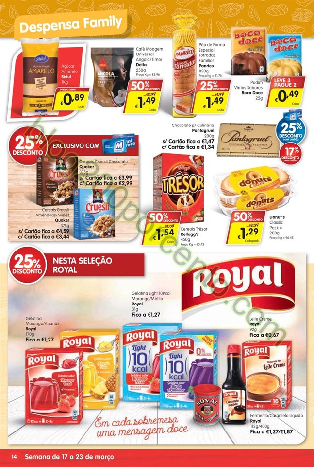 Antevisão Folheto MINIPREÇO Family de 17 a 23 ma