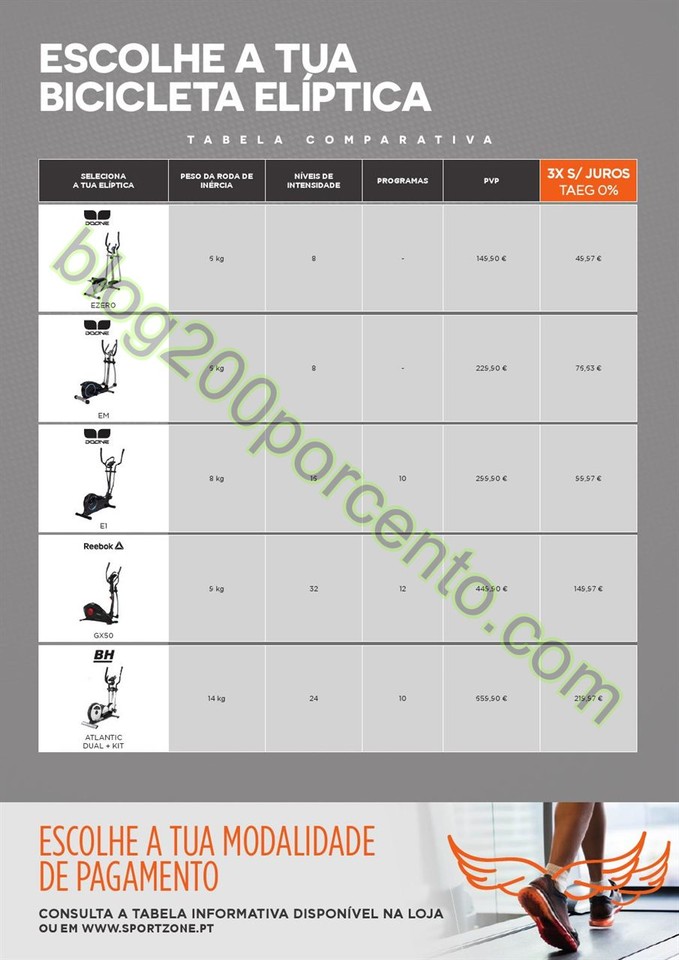 Novo Folheto SPORT ZONE Promoções até 31 outubr