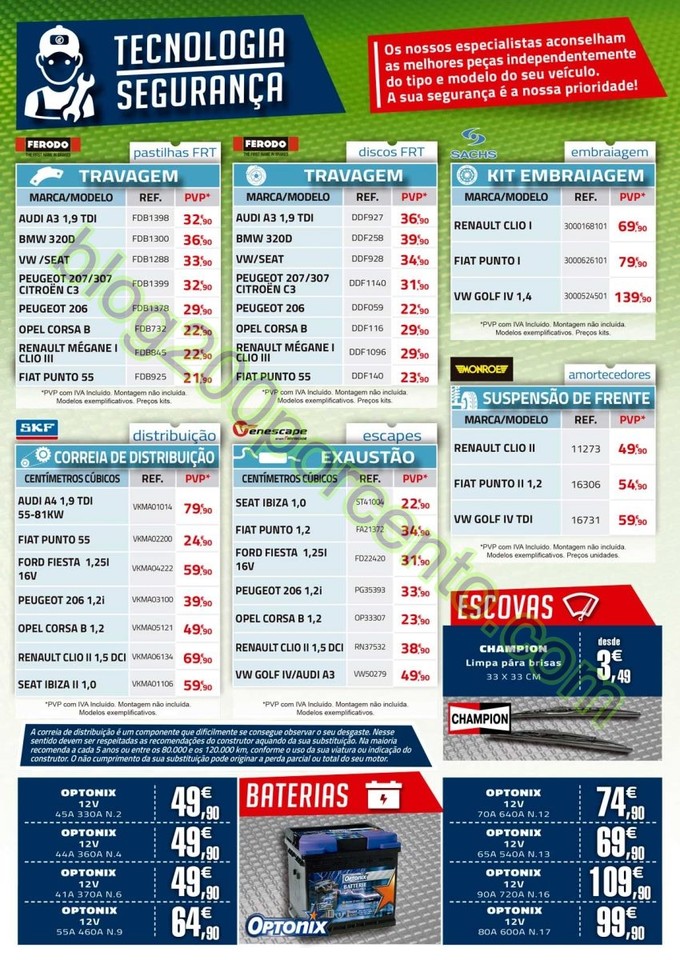 Antevisão Folheto E-LECLERC Auto promoções de 2