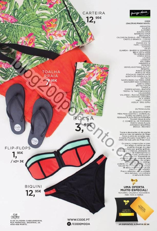 Antevisão Folheto PINGO DOCE - CODE MOda verão 2