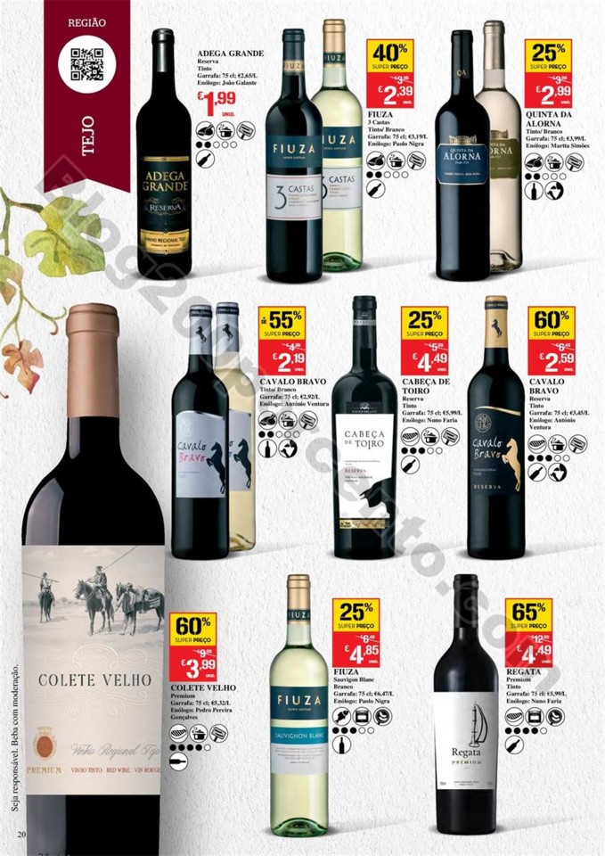 Antevisão Folheto CONTINENTE Feira de vinhos - 20