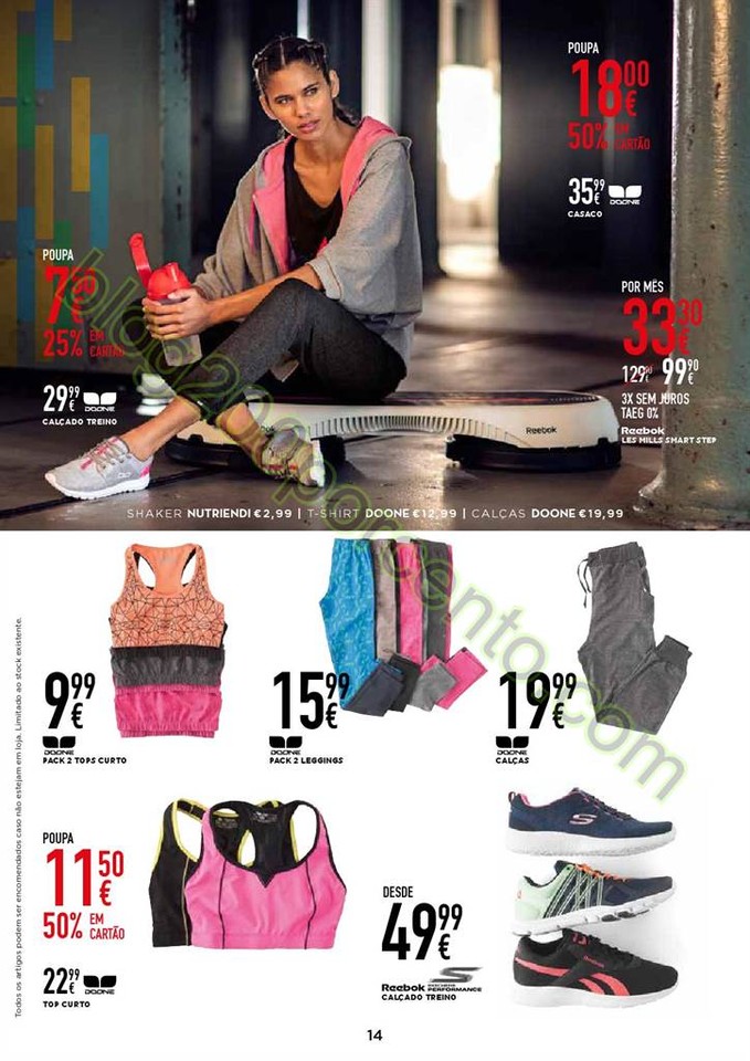 Novo Folheto SPORT ZONE promoções de 28 março a