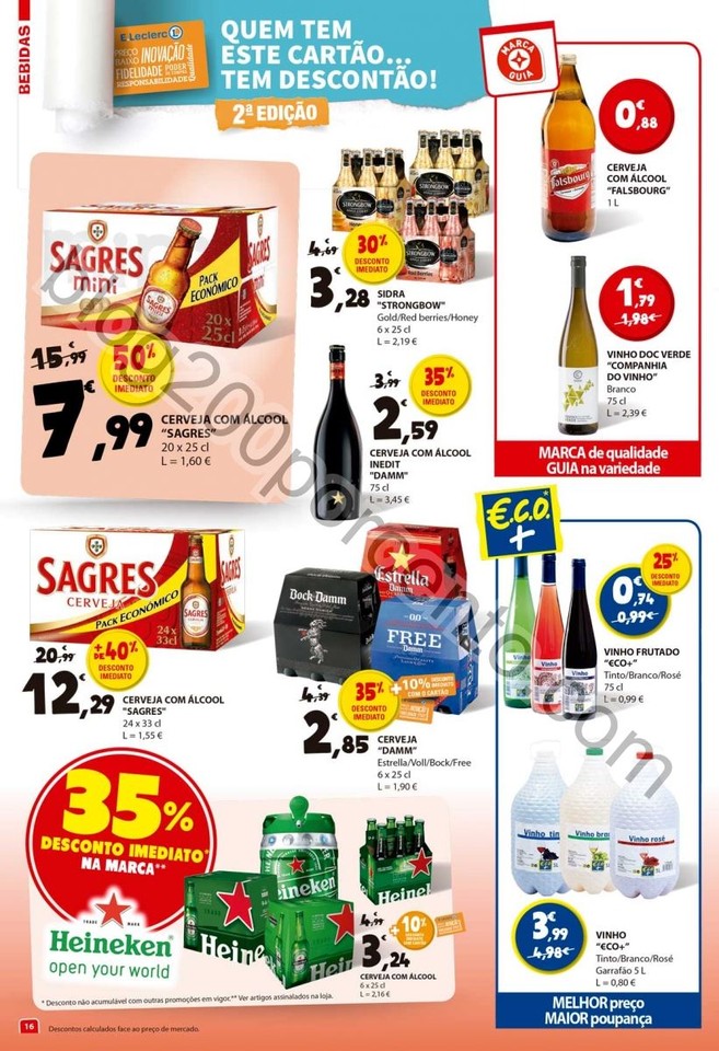 Antevisão Folheto E-LECLERC Promoções de 27 set