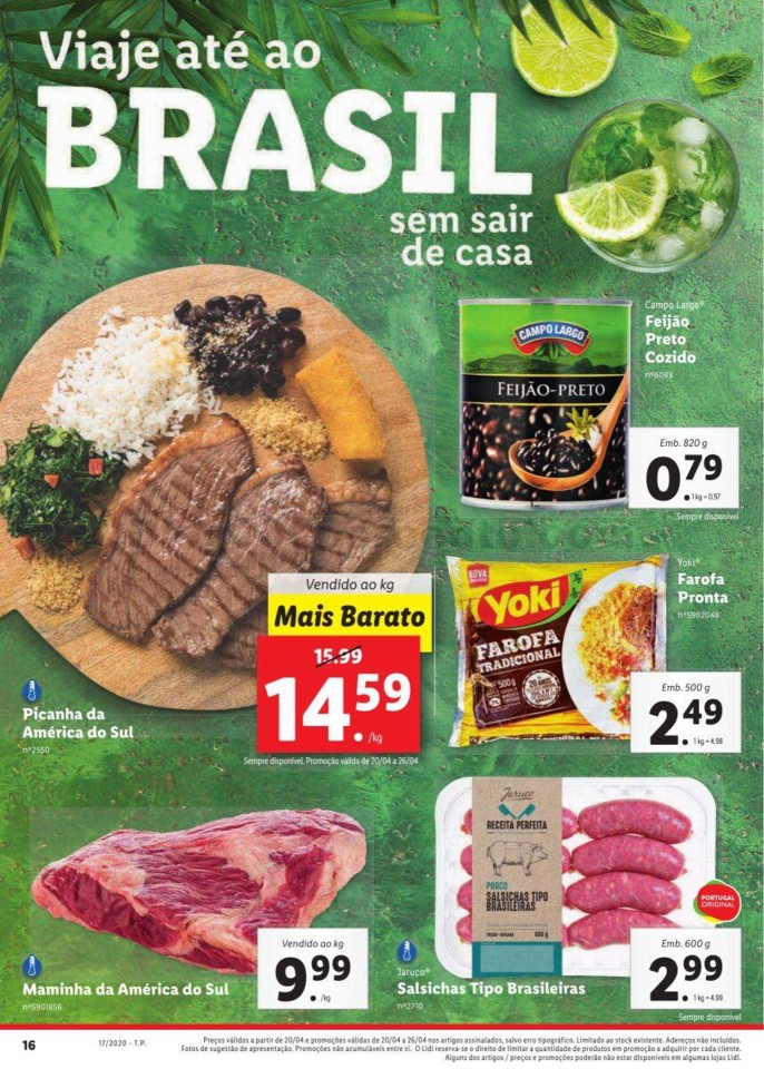Antevisão Folheto LIDL Promoções de 20 a 26 abr
