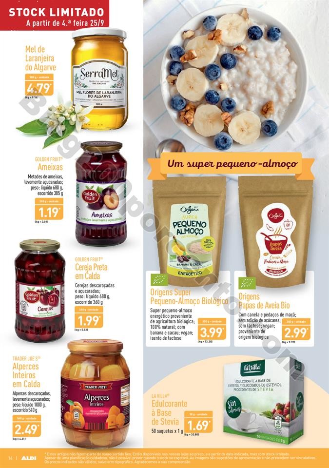 Antevisão Folheto ALDI Promoções a partir de 25