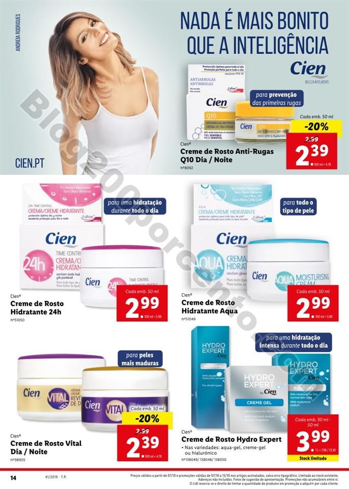 Antevisão Folheto LIDL Promoções de 7 a 13 outu