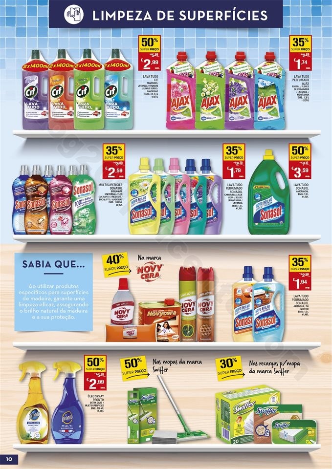 Antevisão Folheto CONTINENTE Limpeza Promoções 