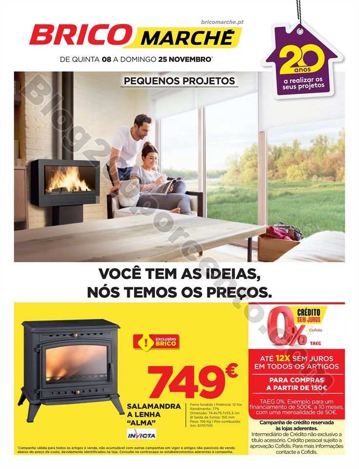 Antevisão Folheto BRICOMARCHÉ Promoções de 8 a