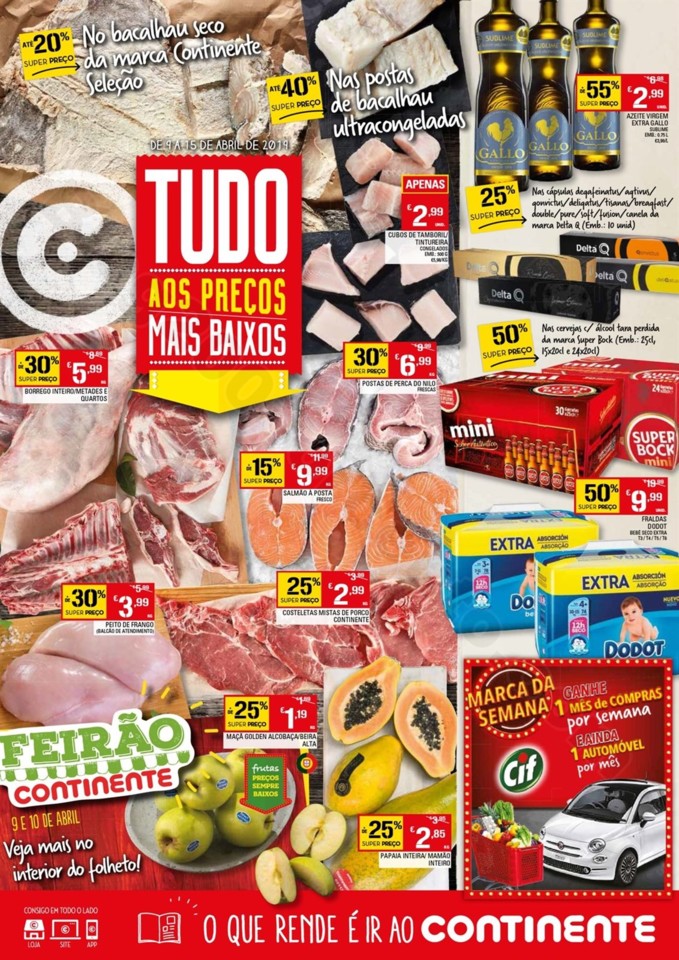 Antevisão Folheto CONTINENTE Promoções 9 a 15 a