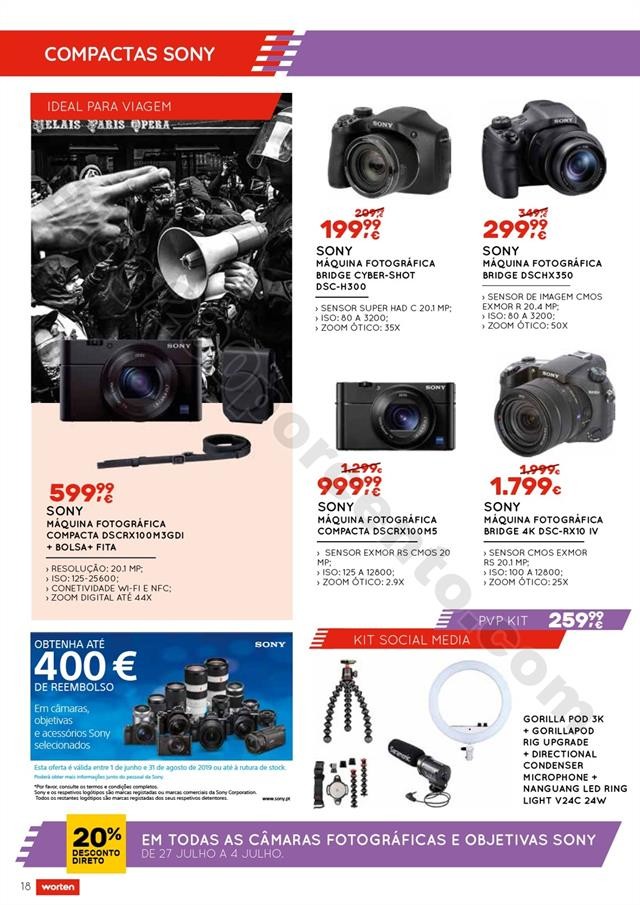 Antevisão Folheto WORTEN Especial Fotografia Prom