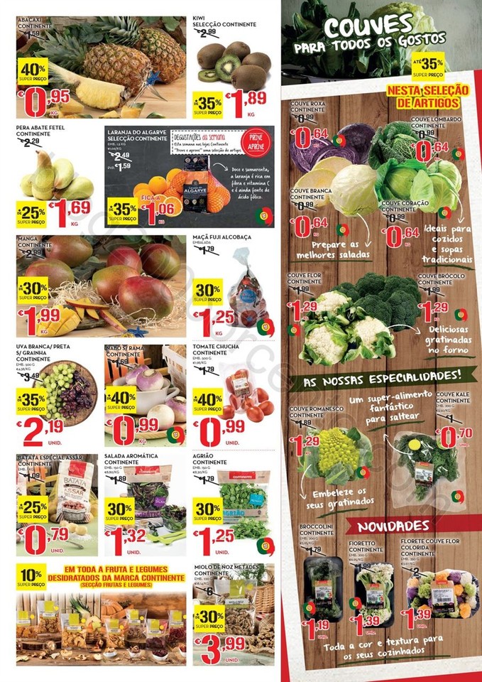 Antevisão Folheto CONTINENTE Promoções de 21 a 