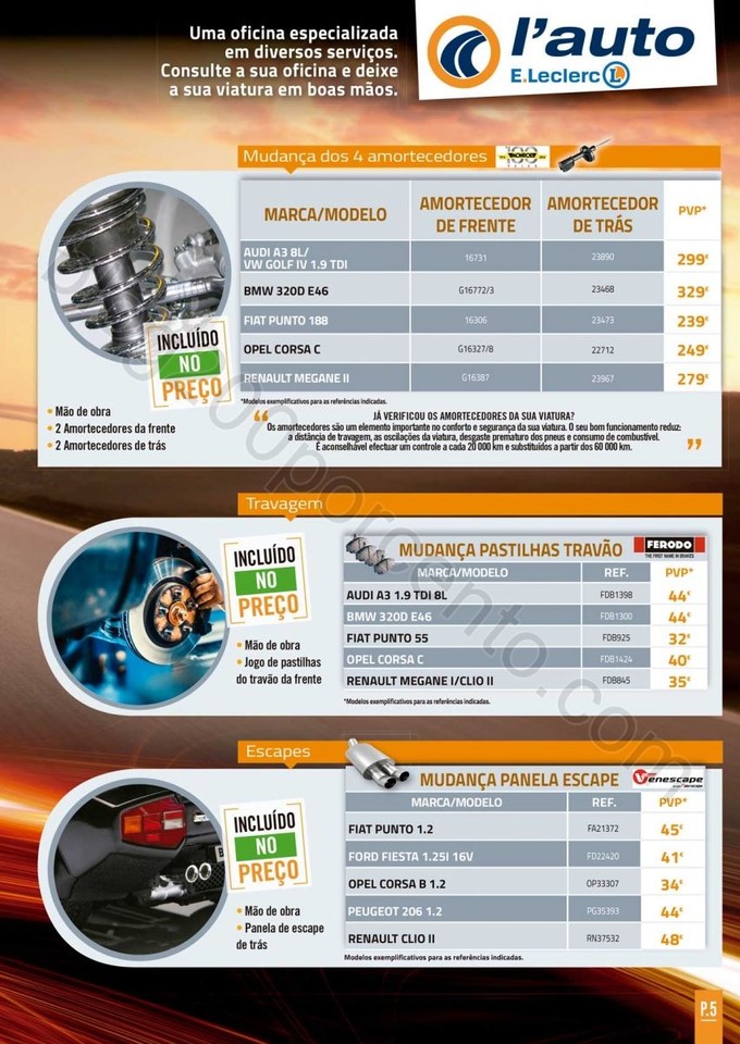 ANtevisão Folheto E-LECLERC Auto Promoções de 1