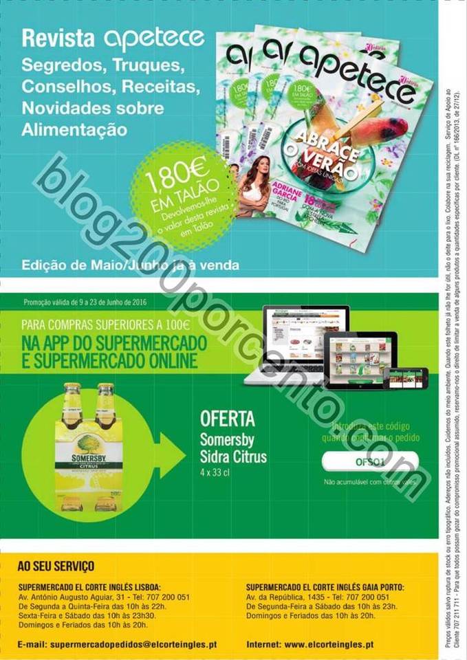 Novo Folheto EL CORTE INGLÉS Promoções de 9 a 2