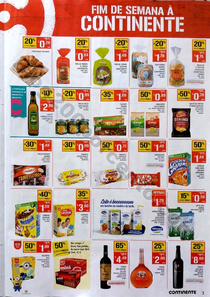 Antevisao folheto continente fim de semana 13 a 16