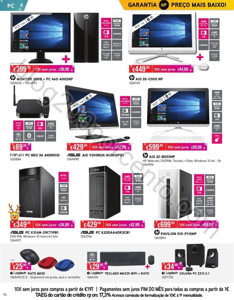 Antevisão Folheto RADIO POPULAR Natal de 1 a 24 d