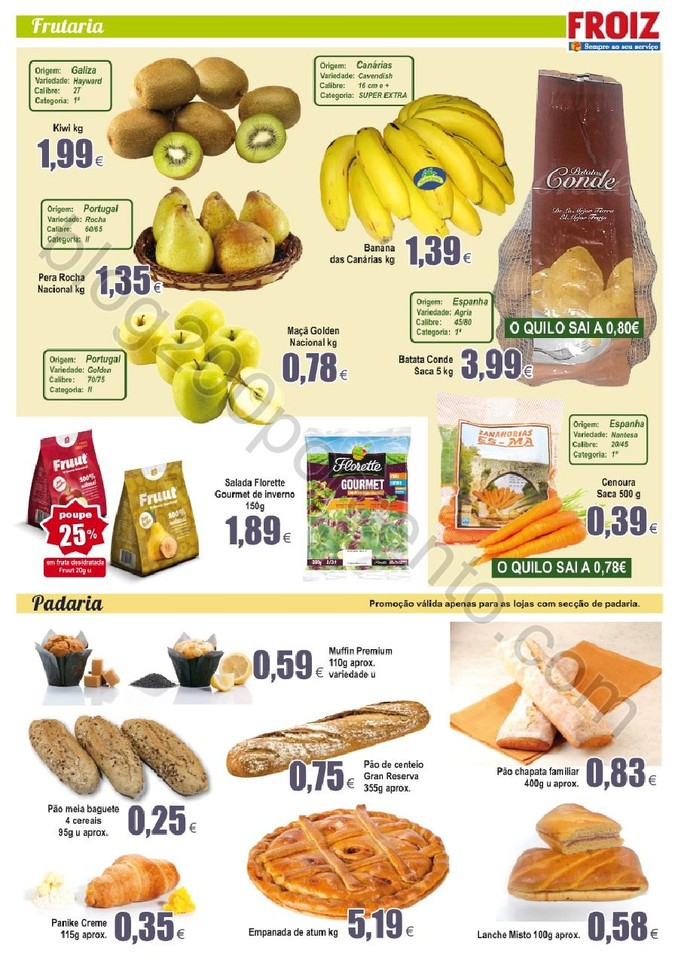Novo Folheto FROIZ Promoções até 26 janeiro p8.