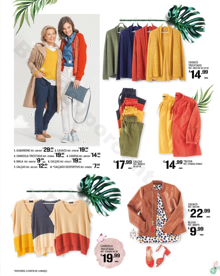 Antevisão Folheto CONTINENTE Moda Primavera promo