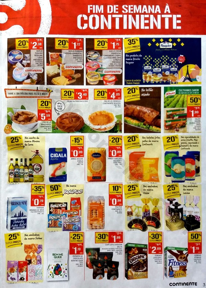 Antevisão folheto continente fim de semana 19 a 2