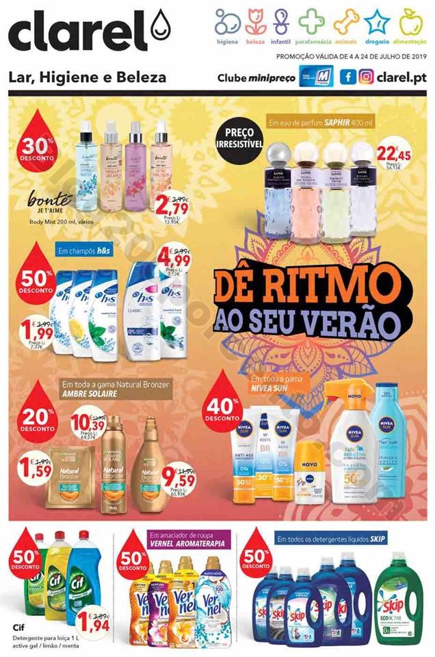 Antevisão Folheto CLAREL Promoções de 4 a 24 ju