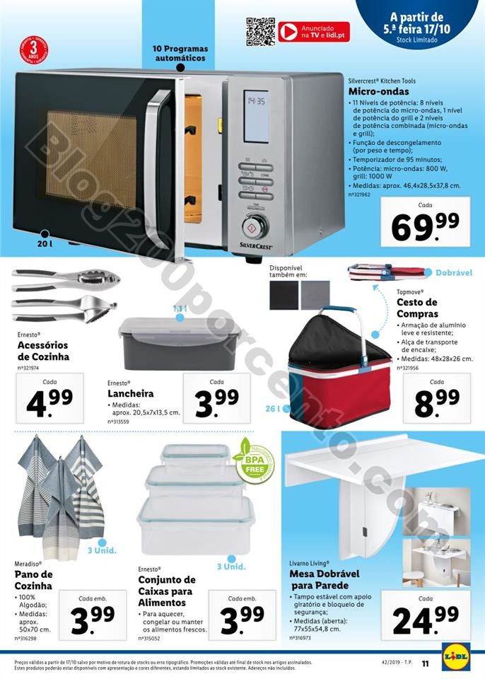 Antevisão Folheto LIDL Bazar Promoções de 14 e 