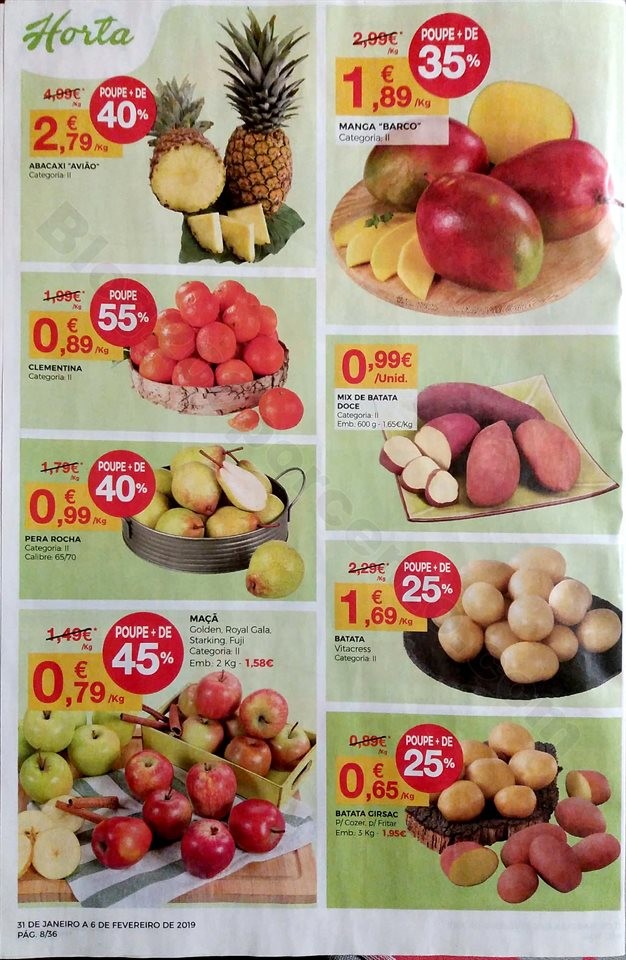 antevisao folheto Intermarche 31 janeiro a 6 fever