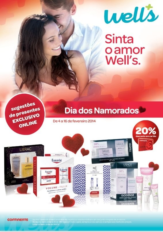 Novo folheto | WELLS | Dia dos Namorados