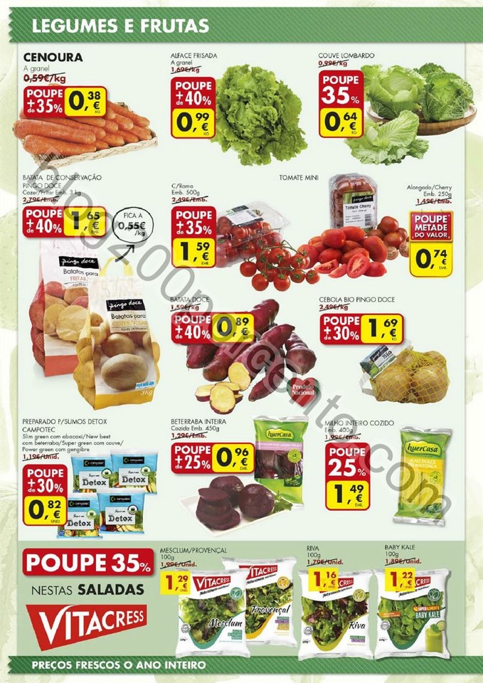 Antevisão Folheto PINGO DOCE Fim de semana de 30 