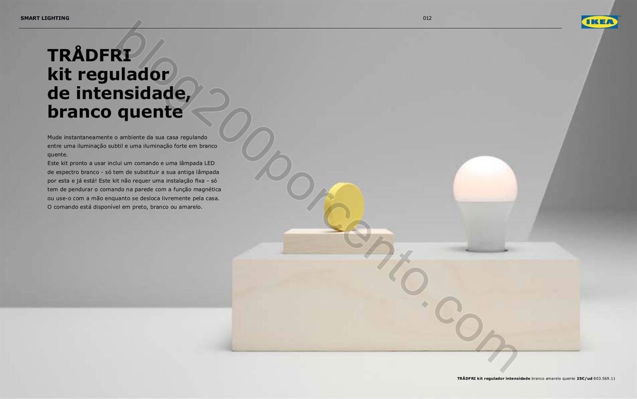 Antevisão Folheto IKEA Smart Lighting promoções