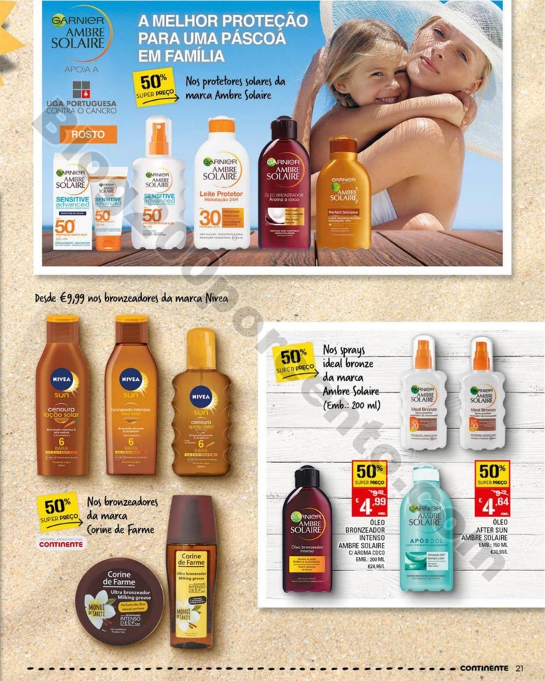 Antevisão Folheto CONTINENTE Beleza verão promo