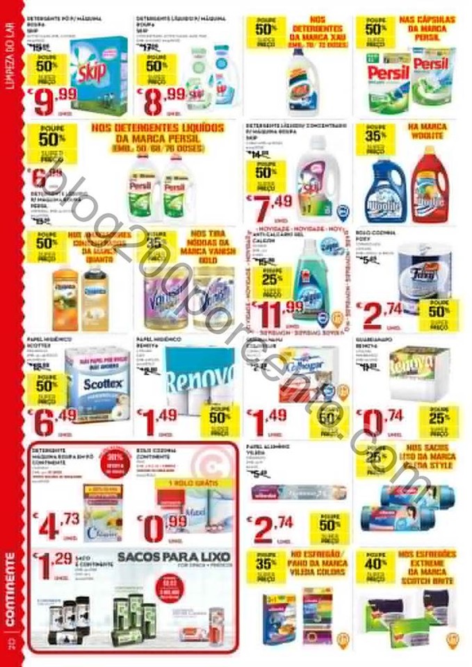 Antevisão Folheto CONTINENTE - MODELO Madeira de 