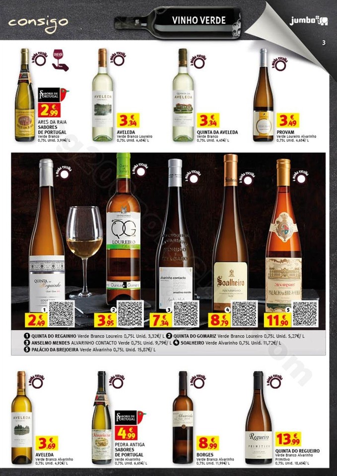 Antevisão Folheto JUMBO Vinhos promoções de 5 a