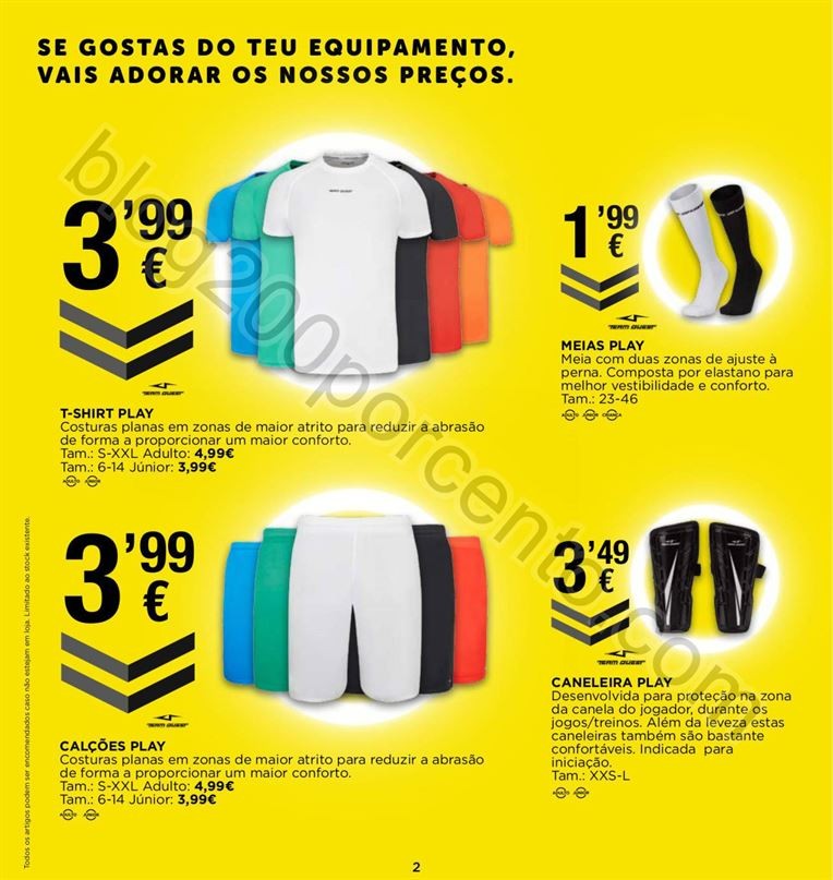 Novo Folheto SPORT ZONE Especial Futebol promoçõ