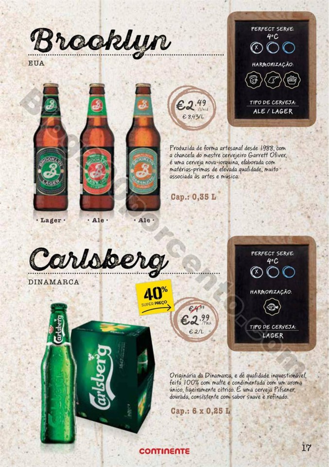 Antevisão Folheto CONTINENTE Especial cervejas de