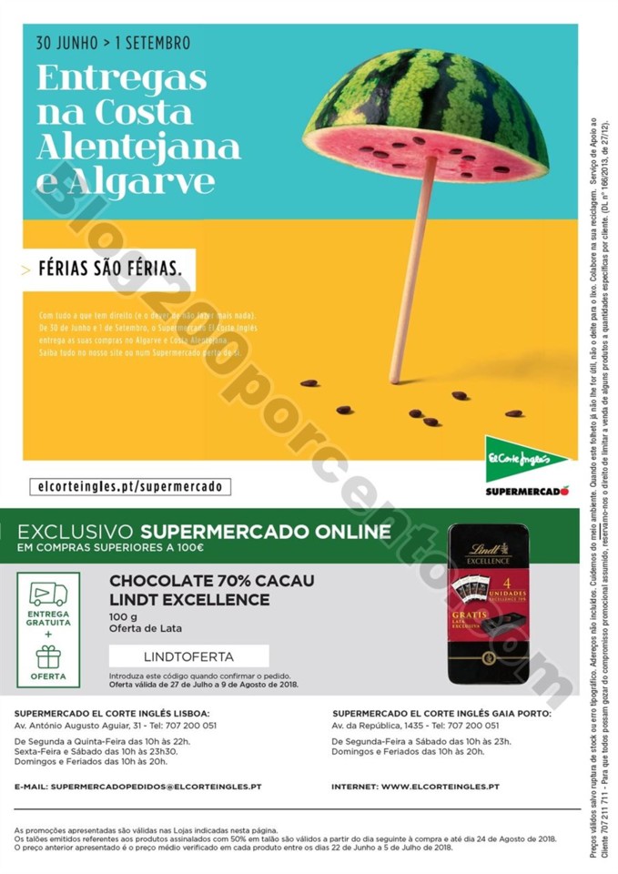 Antevisão Folheto EL CORTE INGLÉS Promoções de
