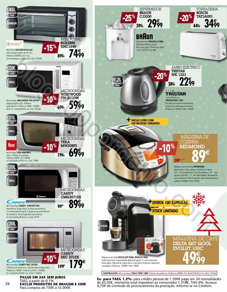 Antevisão Folheto CONFORAMA Natal Promoções de 