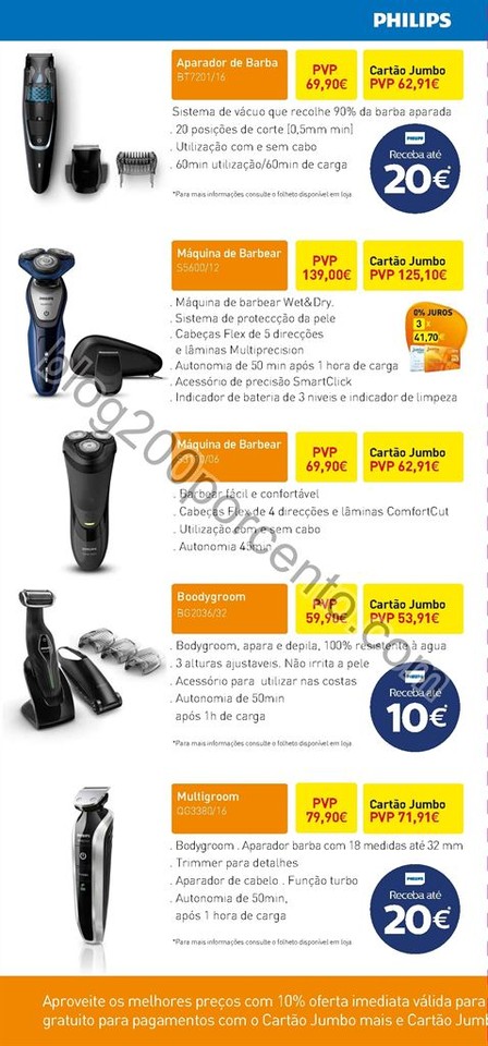 Antevisão Folheto Extra JUMBO Philips promoções