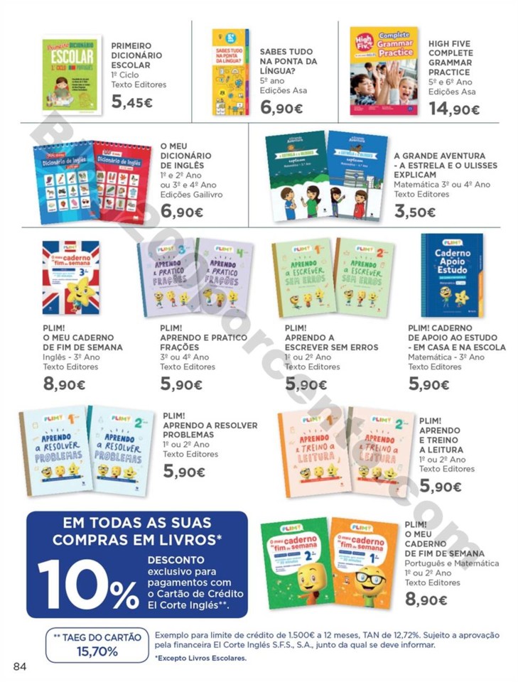 Antevisão folheto EL CORTE INGLÉS Promoções de