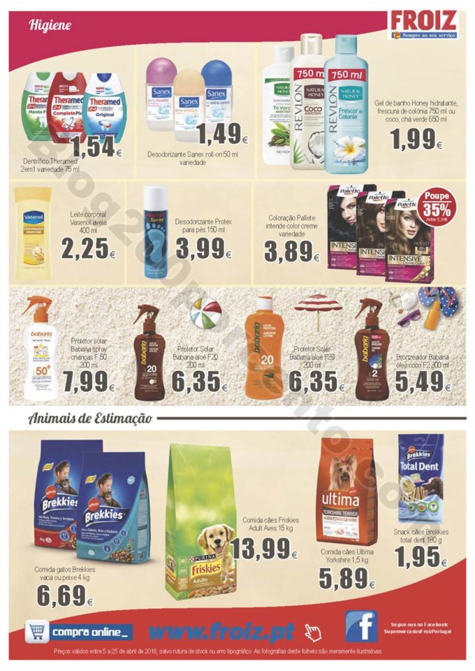 Antevisão Folheto Froiz promoções de 5 a 25 abr