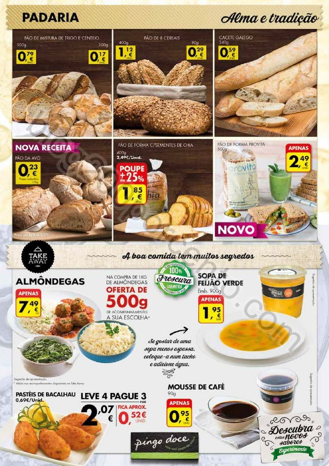 Antevisão Folheto PINGO DOCE Fim de semana de 16 