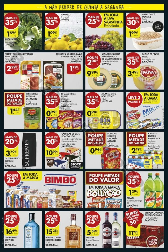 Antevisão fim de semana pingo doce 6 a 10 dezemb