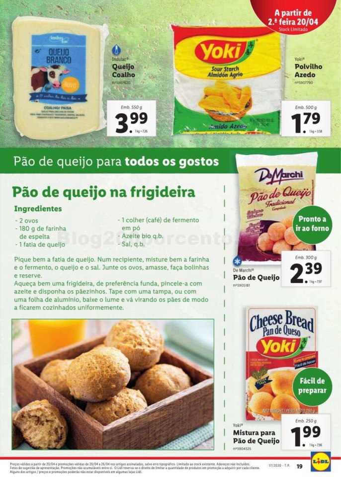Antevisão Folheto LIDL Promoções de 20 a 26 abr