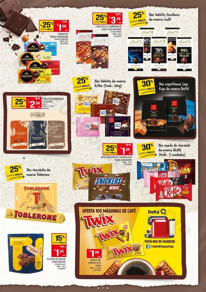 Antevisão Folheto CONTINENTE Doces Promoções de