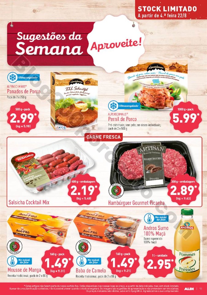 Antevisão Folheto ALDI Promoções a partir de 22