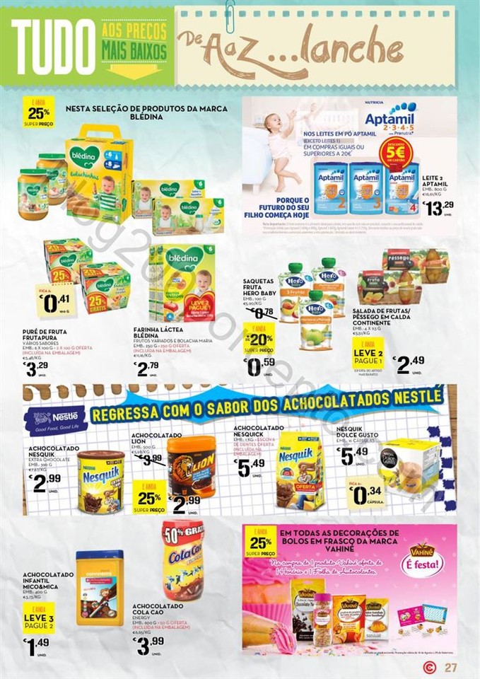 Antevisão Folheto MODELO Regresso às aulas de 18