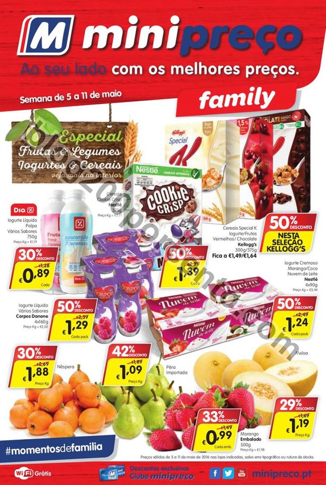 Antevisão Folheto MINIPREÇO Family promoções d